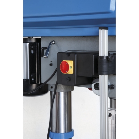 Trapano a colonna con trasmissione a cinghia FERVI 0754/230V con foratura Ø 20/28/32 mm -4