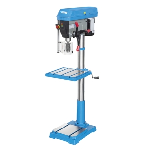 Trapano a colonna con trasmissione a cinghia FERVI 0754/400V con foratura Ø 20/28/32 mm -1