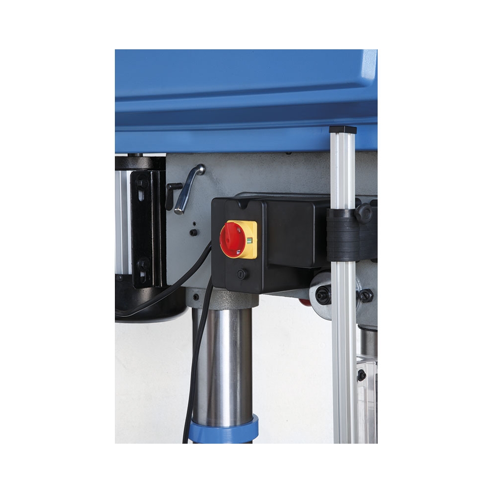 Trapano a colonna con trasmissione a cinghia FERVI 0754/400V con foratura Ø 20/28/32 mm -2