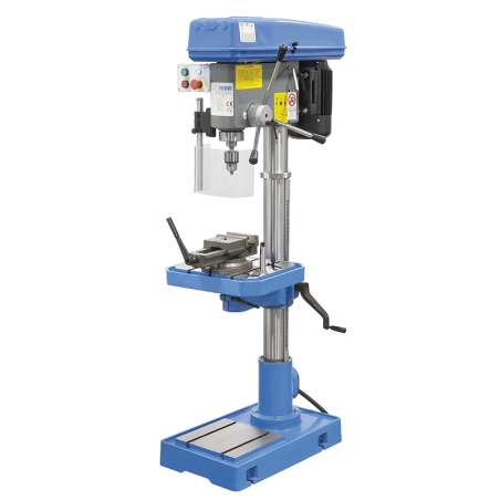 Trapano a colonna con trasmissione a cinghia FERVI T032 con foratura Ø 25/31,75 mm -1