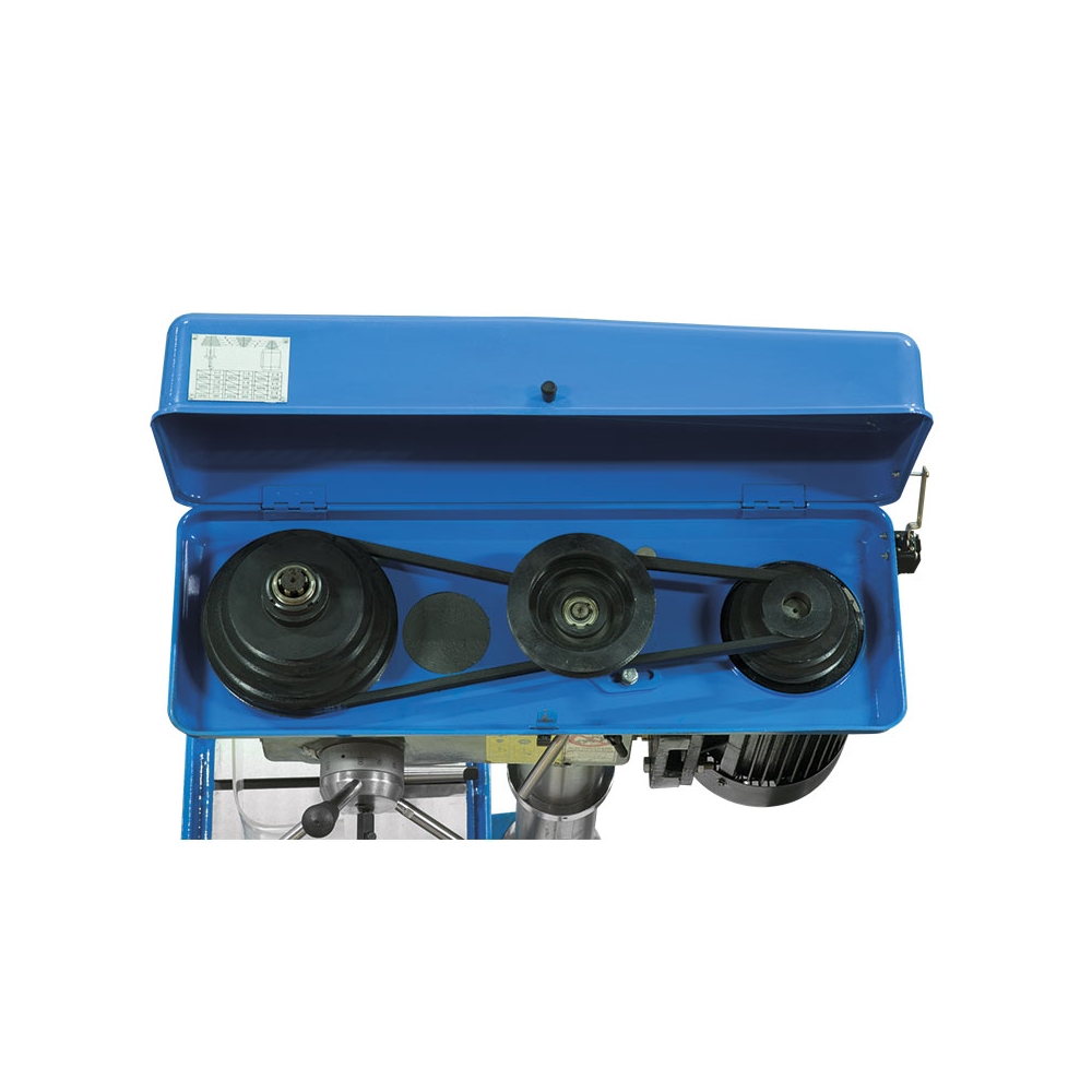 Trapano a colonna con trasmissione a cinghia FERVI T032 con foratura Ø 25/31,75 mm -4