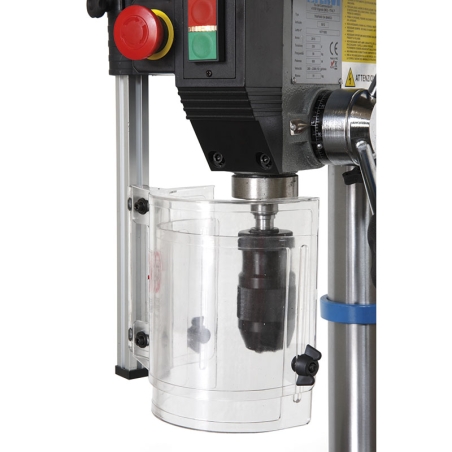 Trapano da banco con trasmissione a cinghia FERVI 0012 con foratura Ø 20 mm, foratura Ø 16 mm e foratura Ø 12 mm -4