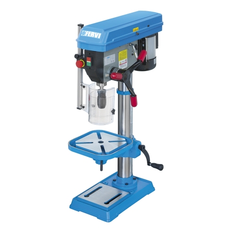 Trapano da banco con trasmissione a cinghia FERVI 0750CM3 con foratura Ø 25 mm, foratura Ø 20 mm e foratura Ø 16 mm -1