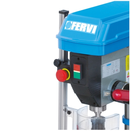 Trapano da banco con trasmissione a cinghia FERVI 0750CM3 con foratura Ø 25 mm, foratura Ø 20 mm e foratura Ø 16 mm -4
