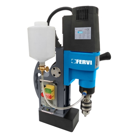 Trapano magnetico FERVI 0518/20 con foratura Ø 20 mm, capacità max. di lavoro Ø 20 mm -1