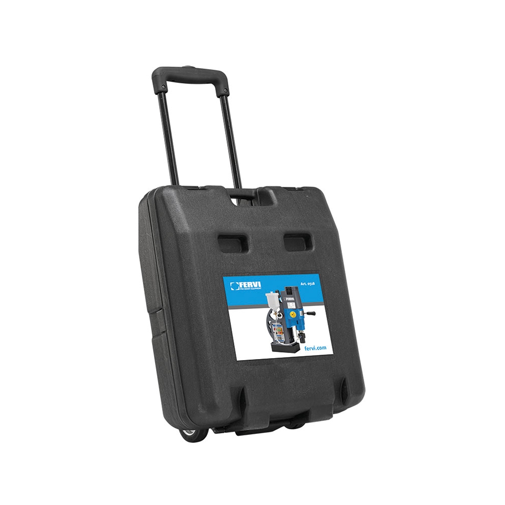 Trapano magnetico FERVI 0518/50 con foratura Ø 20 mm, capacità max. di lavoro Ø 50 mm e CM 3 -2
