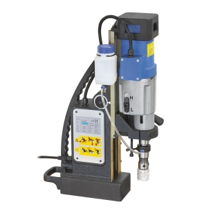 Trapano magnetico FERVI 0518/80 con foratura Ø 20 mm, capacità max. di lavoro Ø 80 mm e CM 3 -1