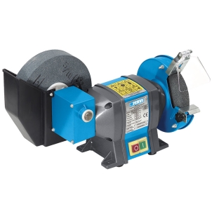 Smerigliatrice combinata da banco FERVI 0503 con motore 230 V 50 Hz 350 W e mola a secco 2950 rpm - Ø 150 x 20 x 12,7 mm GR80 -1