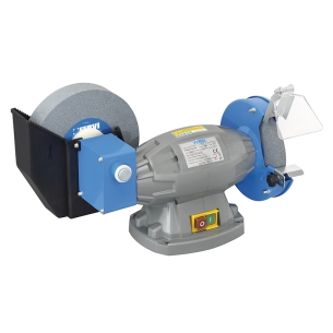 Smerigliatrice combinata da banco FERVI S503 con motore 230 V 50 Hz 400 W e mola a secco 2950 rpm - Ø 150 x 20 x 16 mm GR80 -1