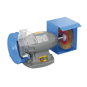 Smerigliatrice combinata da banco FERVI S510 con motore 230 V 50 Hz 400 W e spazzola 2950 rpm - Ø 150 x 20 x 16 mm -1