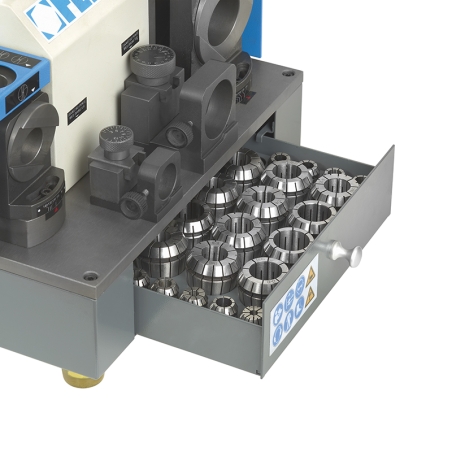 Affilatrice per punte elicoidali FERVI A003/32 con capacità di affilatura 3 ÷ 32 mm e motore 230 V 50/60 Hz 250 W -4