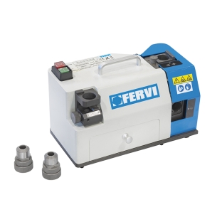 Affilatrice per frese FERVI A004/14 con capacità di affilatura 4 ÷ 14 mm, motore 230 V 50 Hz 200 W e velocità 4400 rpm -1