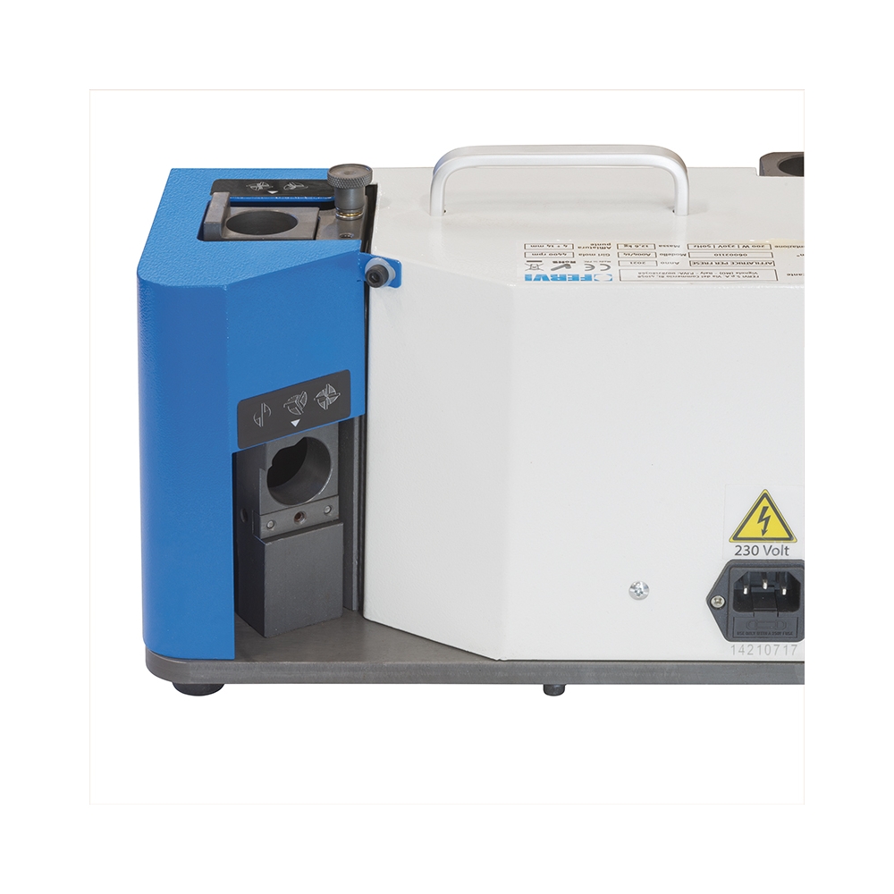 Affilatrice per frese FERVI A004/14 con capacità di affilatura 4 ÷ 14 mm, motore 230 V 50 Hz 200 W e velocità 4400 rpm -2