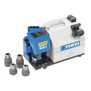 Affilatrice per frese FERVI A004/20 con capacità di affilatura 4 ÷ 20 mm, motore 230 V 50 Hz 200 W e velocità 4400 rpm -1