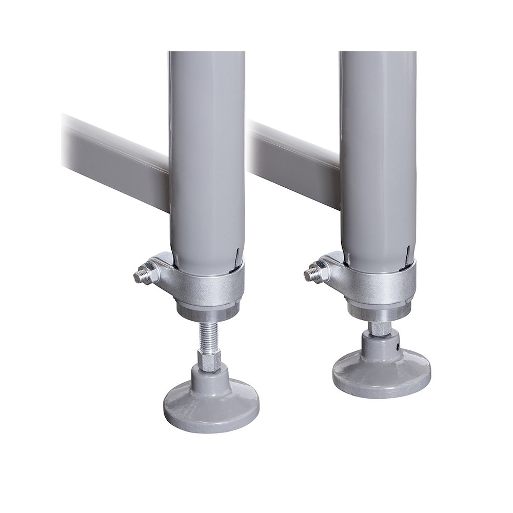 Rulliera regolabile in altezza FERVI R001/04 con portata max 400 kg, altezza 580 / 1030 mm e dimensioni 1000 x 460 mm -3