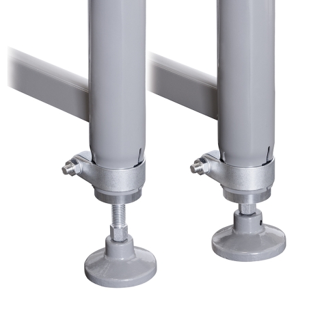 Rulliera regolabile in altezza FERVI R001/04 con portata max 400 kg, altezza 580 / 1030 mm e dimensioni 1000 x 460 mm -4