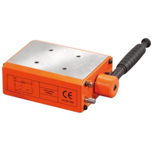 Base magnetica per maschiatrice elettrica FERVI M037/BM1000 con portata max 1000 kg, fori 4 x M8 e interasse fori 70 x 70 mm -1