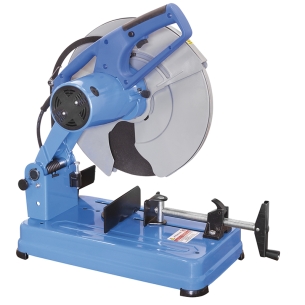 Troncatrice veloce FERVI 0642 con capacità di taglio ■ 100 x 100 mm - ▬ 200 x 40 mm - ● 100 mm e motore 230 V 50 Hz 2 kW -1