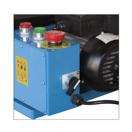 Smussatrice da banco FERVI 0560 con motore 230 V 50 Hz 250 W, smusso 45° 0 - 5 mm e velocità 2800 rpm -3