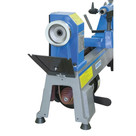 Tornio da legno FERVI 0497/250 con diametro massimo tornitura 250 mm, distanza punte 457 mm e altezza punte 125 mm -4