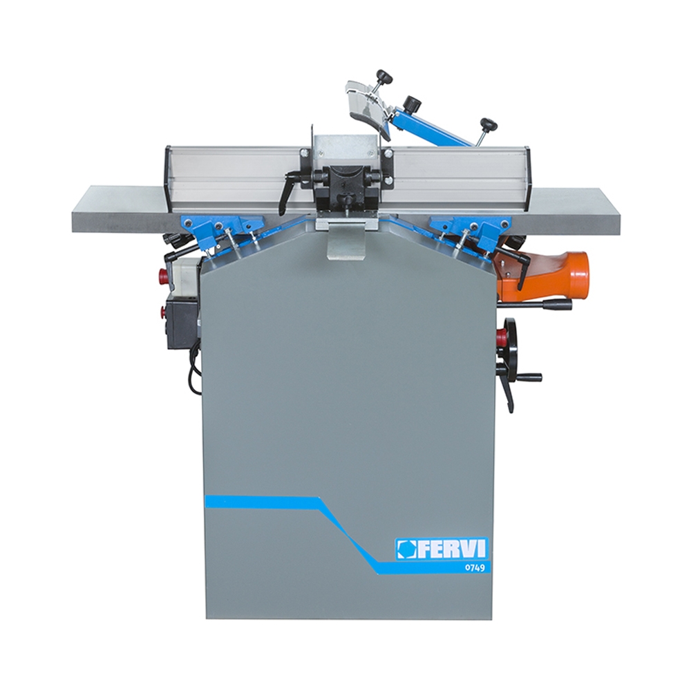 Pialla filo spessore FERVI 0749 con capacità pialla filo 250 x 2 mm, altezza piani 810 mm e dimensioni 1050 x 485 x 800h mm -3