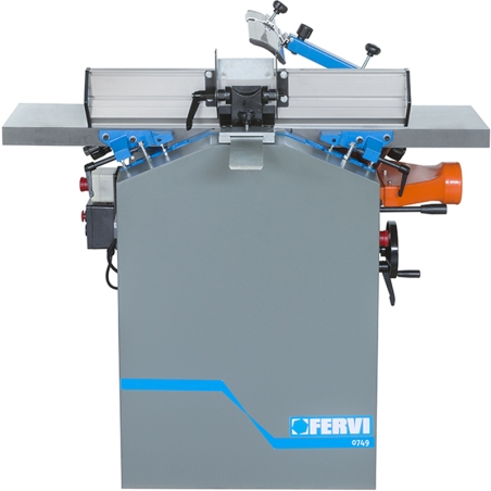 Pialla filo spessore FERVI 0749 con capacità pialla filo 250 x 2 mm, altezza piani 810 mm e dimensioni 1050 x 485 x 800h mm -3