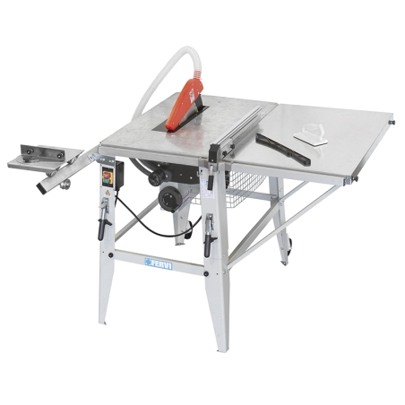 Banco sega FERVI 0280 con capacità di taglio a 90° 90 mm, capacità di taglio a 45° 50 mm e altezza tavola 810 mm -1