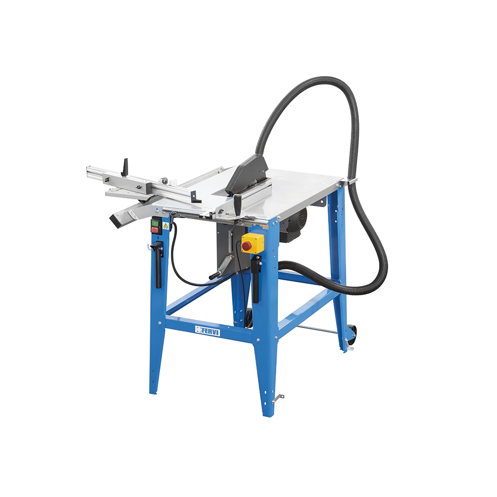 Banco sega FERVI 0827 con capacità di taglio a 90° 83 mm, capacità di taglio a 45° 49 mm e altezza tavola 850 mm -2