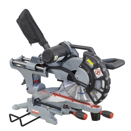 Troncatrice radiale per legno FERVI 0871 con motore 230 V 50/60 Hz 2 kW, motore 4500 rpm e disco Ø 305 x 30 x 3,2 mm Z 40 -2