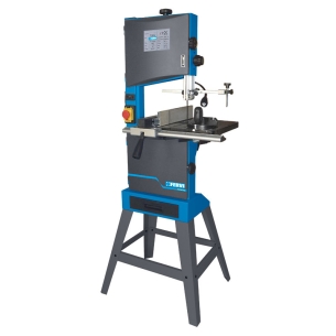 Sega a nastro per legno FERVI 0509/245 con capacità di taglio 245 x 100 mm, velocità 6,7 ÷ 13,3 m/s e volano Ø 254 mm -1