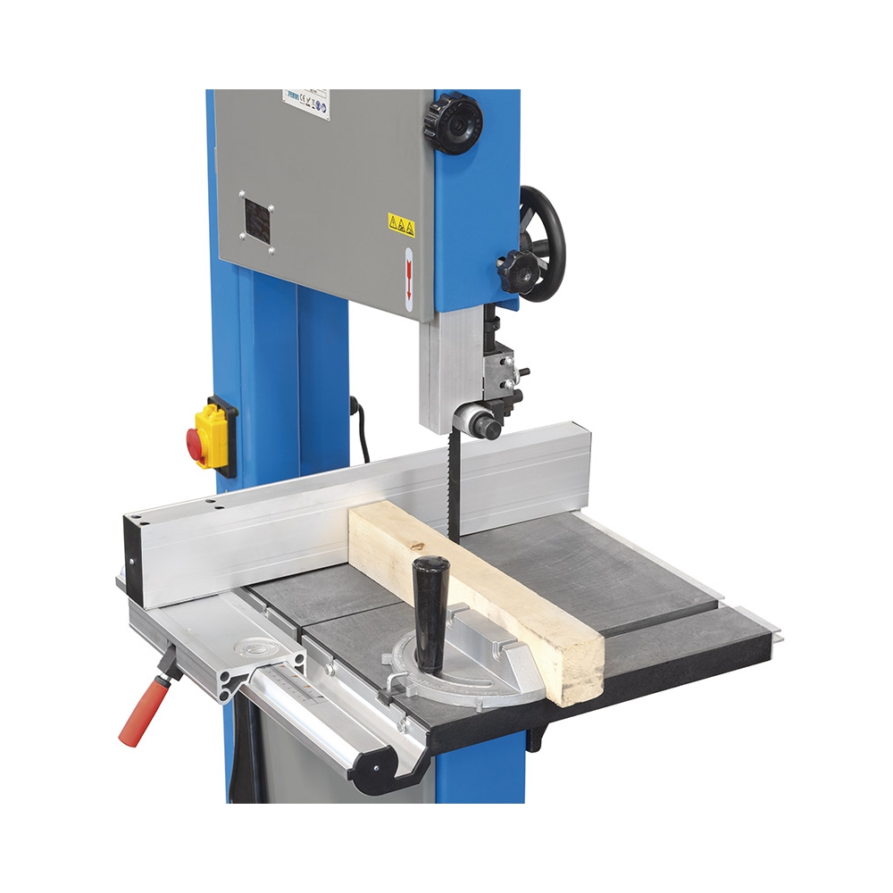 Sega a nastro per legno FERVI 0764 con capacità di taglio 350 x 200h mm, velocità 10 m/s e volano Ø 405 mm -2