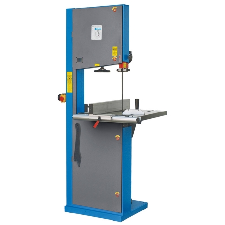 Sega a nastro per legno FERVI 0764/455 con capacità di taglio 445 x 330h mm, velocità 10 m/s e volano Ø 455 mm -1
