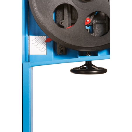 Sega a nastro per legno FERVI 0764/455 con capacità di taglio 445 x 330h mm, velocità 10 m/s e volano Ø 455 mm -3