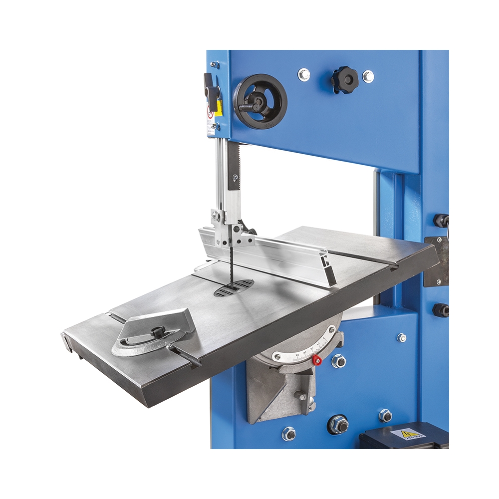 Sega a nastro per legno FERVI 0855 con capacità di taglio 300 x 155 mm, velocità 6 - 12 m/s | 370 - 800 rpm e volano Ø 315 mm -2