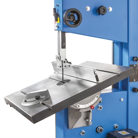 Sega a nastro per legno FERVI 0855 con capacità di taglio 300 x 155 mm, velocità 6 - 12 m/s | 370 - 800 rpm e volano Ø 315 mm -2