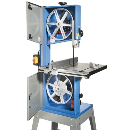 Sega a nastro per legno FERVI 0855 con capacità di taglio 300 x 155 mm, velocità 6 - 12 m/s | 370 - 800 rpm e volano Ø 315 mm -4