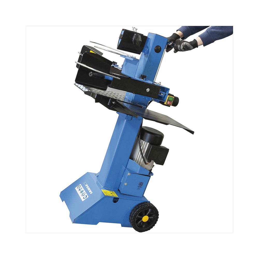 Spaccalegna verticale FERVI S009 con capacità di lavoro Ø 50 ÷ 320 mm, motore 230 V 50 Hz 3 kW e altezza utile 120 ÷ 540 mm -3