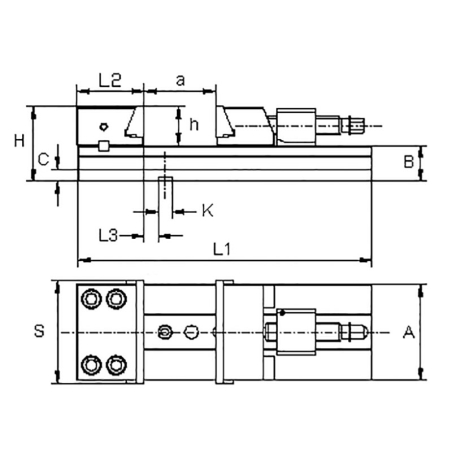 Morsa di precisione FERVI M011/150/210 da ganasce 150 x 60h mm -2