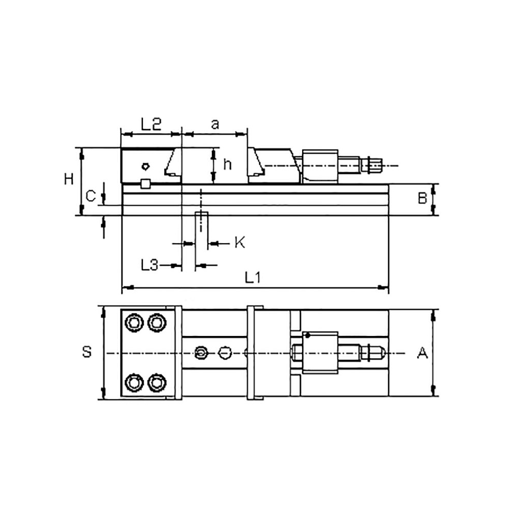 Morsa di precisione FERVI M011/150/300 da ganasce 150 x 60h mm -4