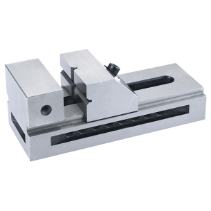 Morsa di precisione FERVI M012/080 con apertura 110 mm, altezza ganascia 35 mm e dimensioni 73 x 190 x 67h mm -1