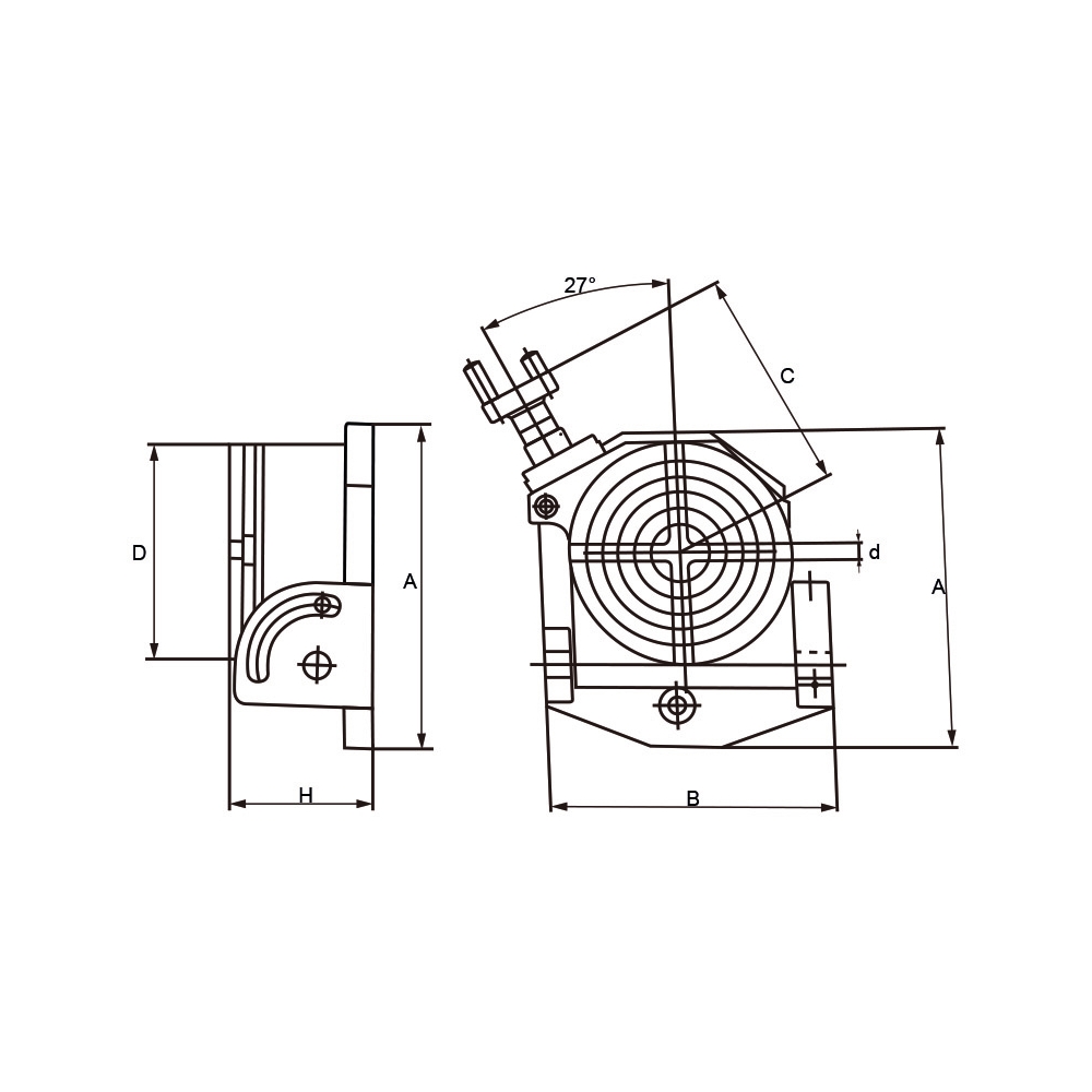 Tavola girevole basculante FERVI T016/100 -3