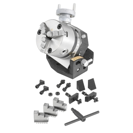 Tavola girevole basculante con mandrino FERVI T017/100 da mandrino 100 mm -1