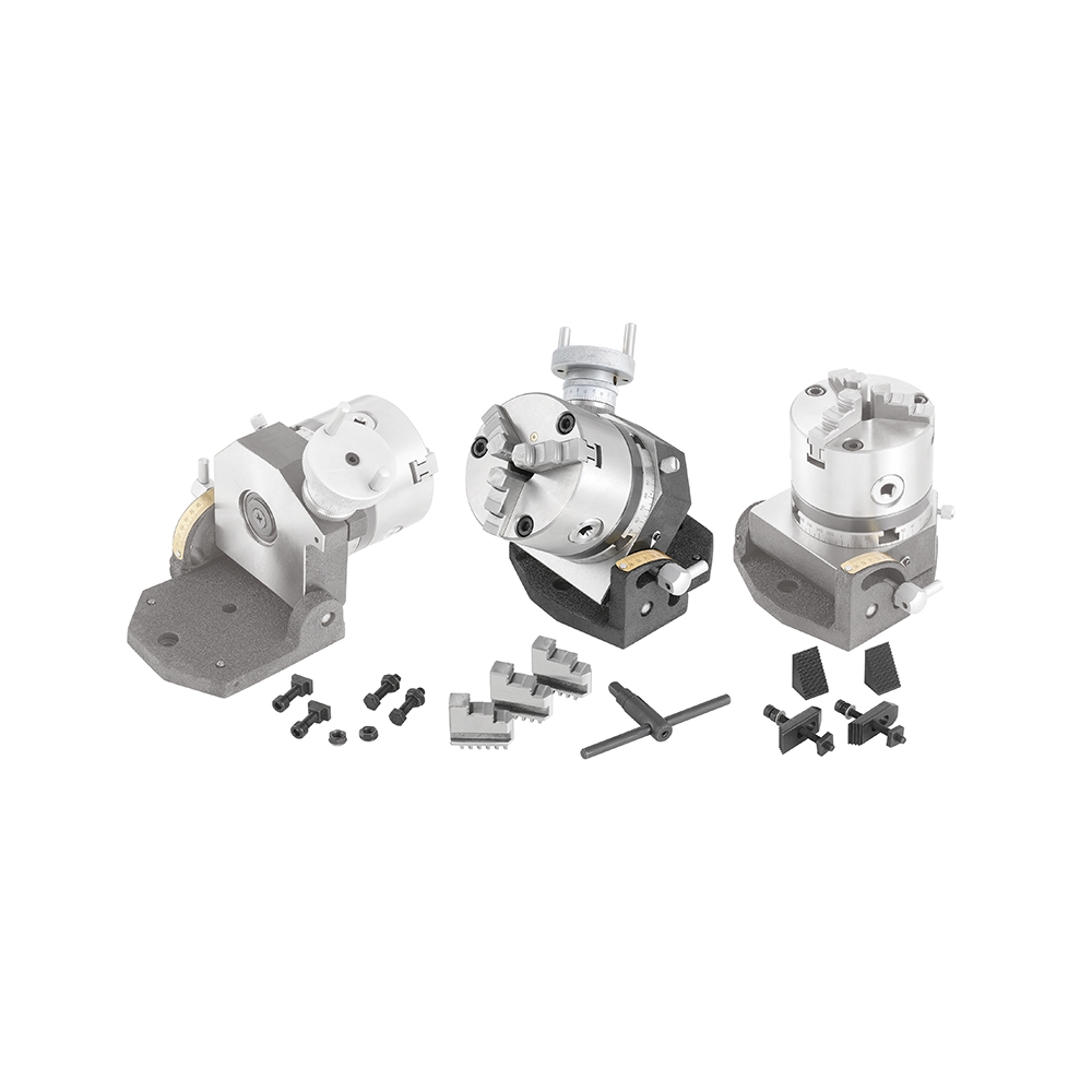 Tavola girevole basculante con mandrino FERVI T017/100 da mandrino 100 mm -3