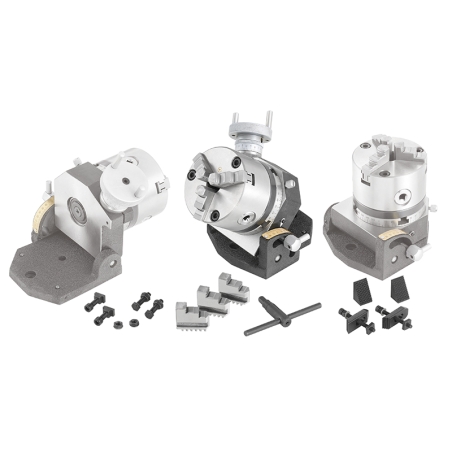 Tavola girevole basculante con mandrino FERVI T017/100 da mandrino 100 mm -3