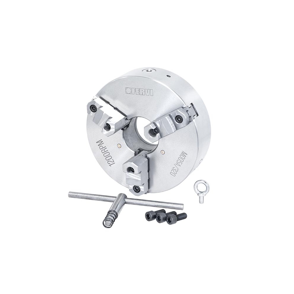 Mandrino a 3 griffe reversibili autocentrante di precisione FERVI M005A/320 -2