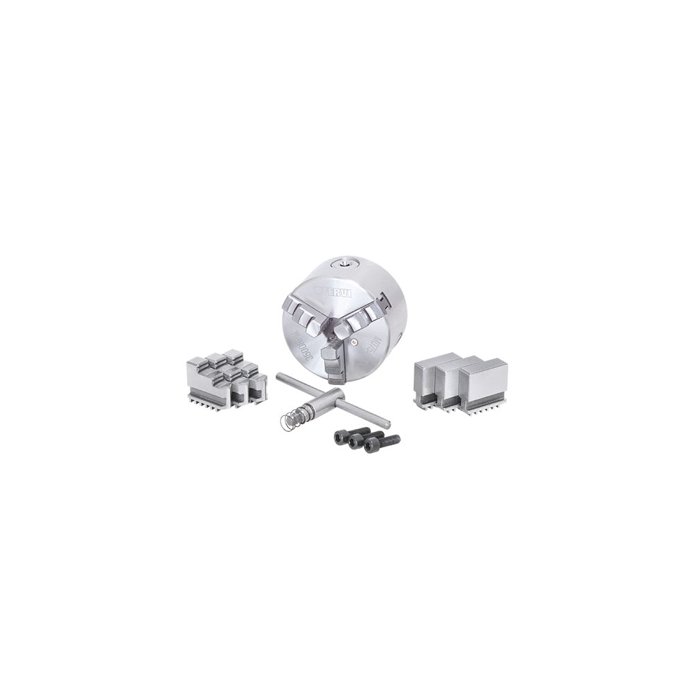 Mandrino autocentrante di precisione 3+3+3 griffe FERVI M075A/100 -2
