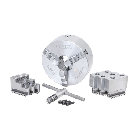 Mandrino autocentrante di precisione 3+3+3 griffe FERVI M075A/200 -1