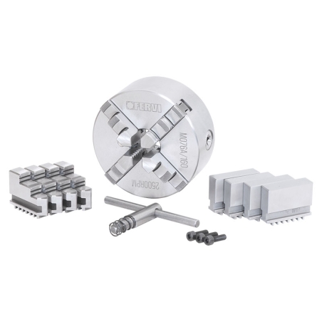 Mandrino autocentrante di precisione 4+4+4 griffe FERVI M076A/125 -1