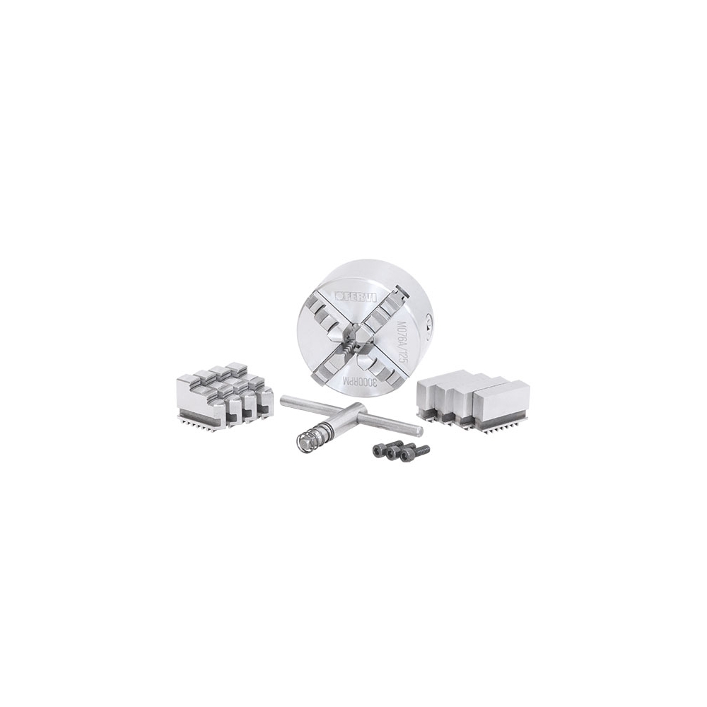 Mandrino autocentrante di precisione 4+4+4 griffe FERVI M076A/125 -2