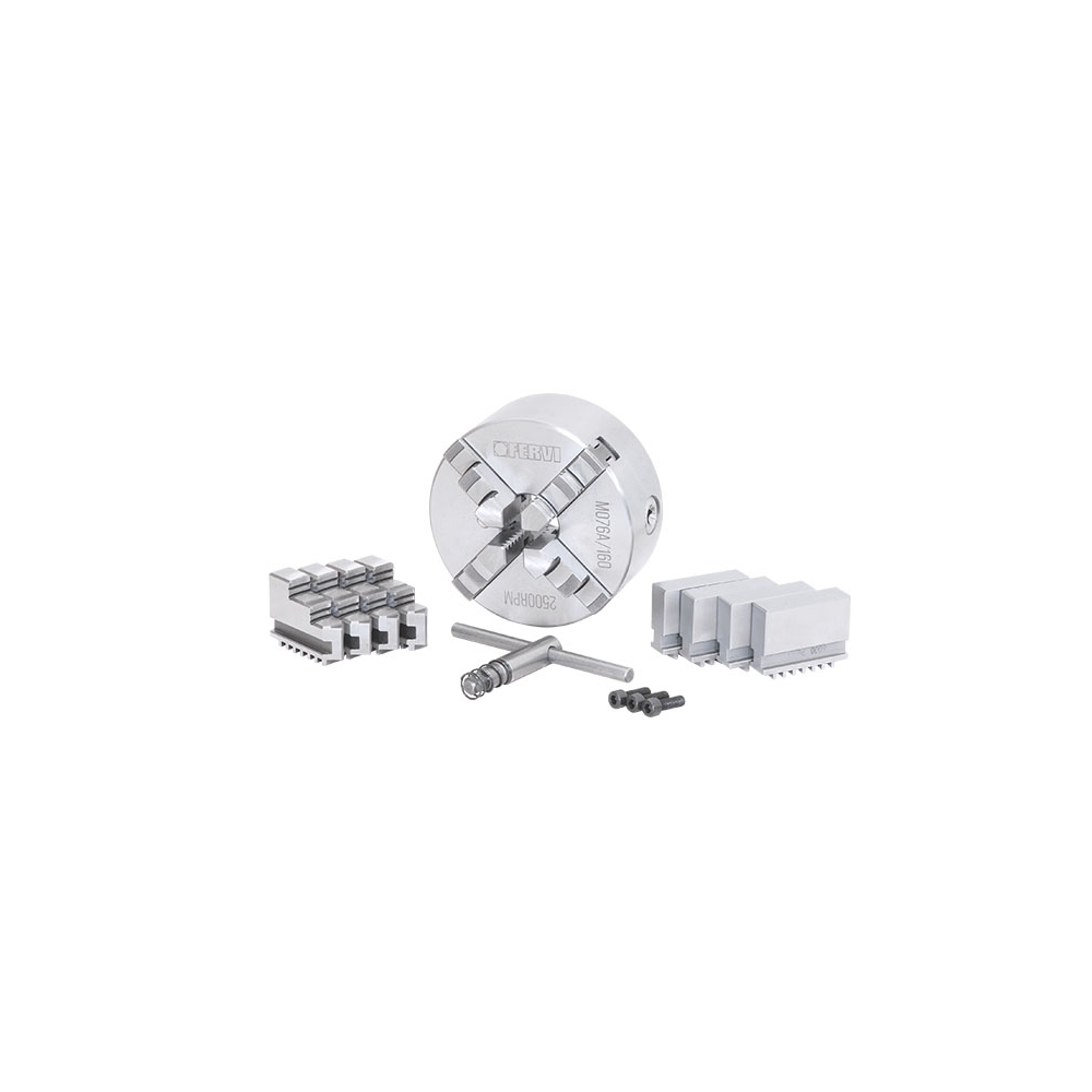 Mandrino autocentrante di precisione 4+4+4 griffe FERVI M076A/160 -2
